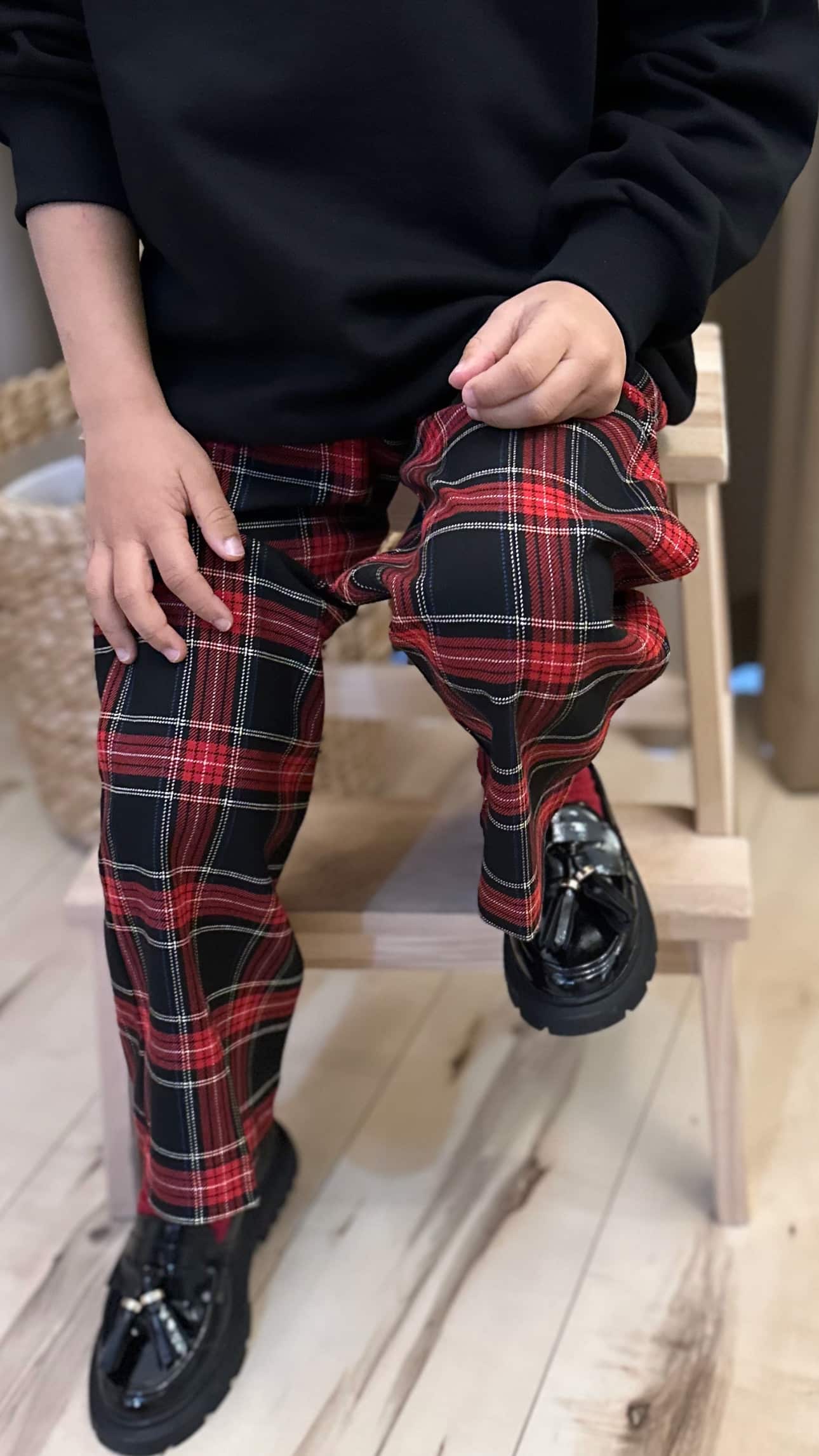 Casual Kareli Gabardin Kumaş Pantolon