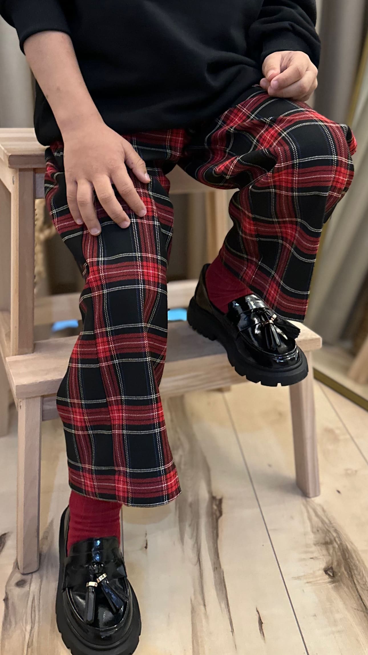 Casual Kareli Gabardin Kumaş Pantolon